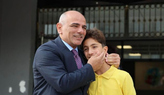 Ba�kan S���t, Haftaya ��rencilerle Ba�lad�