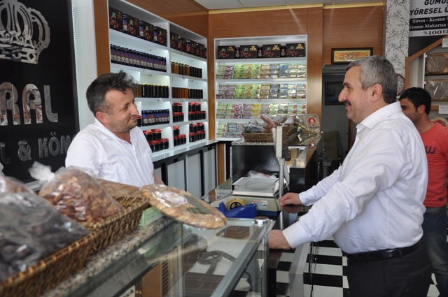Baran A�adere Esnaf�n� Ziyaret Etti