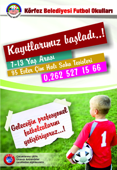 K�rfez Belediyesi Futbol Okulu A��l�yor