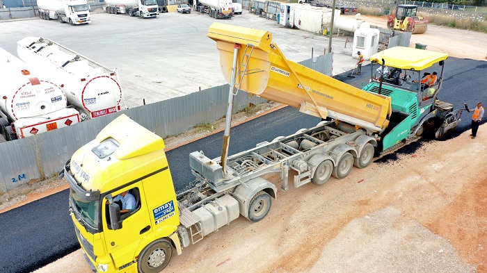 Dicle Sokaka 700 Ton Asfalt Serildi