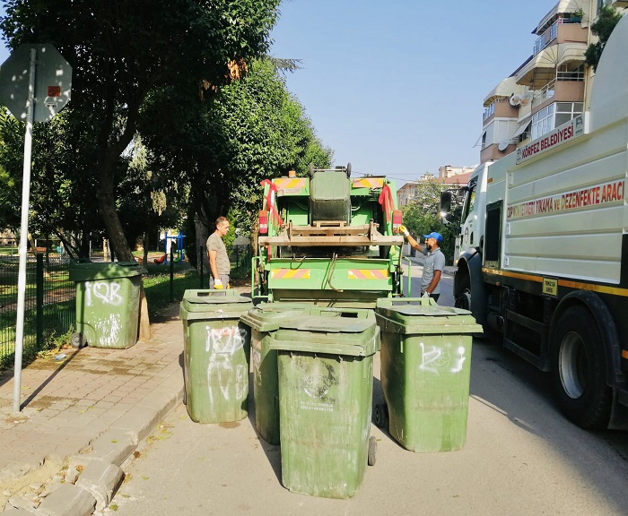 p Konteynrlar Dzenli Temizleniyor