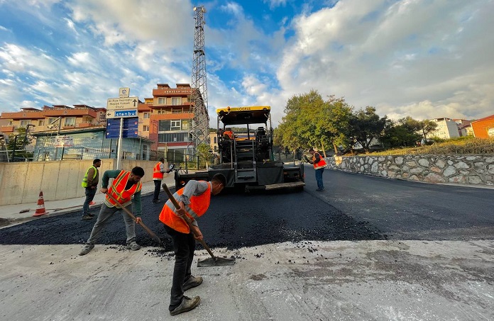 Orhan Karabulut Caddesi Boydan Boya Asfaltland