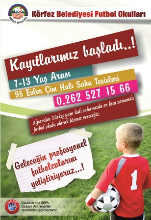 K�rfez Futbol Okulundan Minik Yeteneklere E�itim