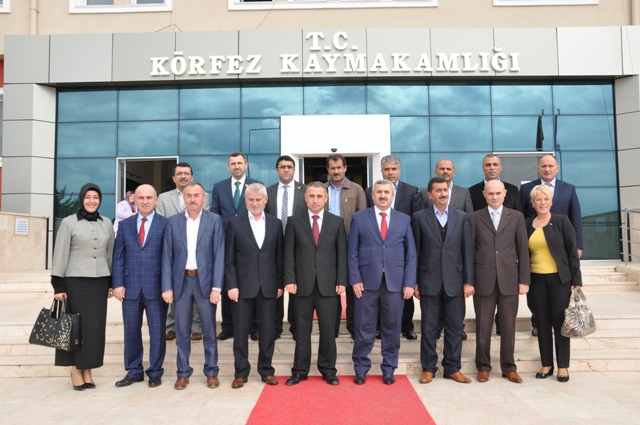 Ba�kan Baran, K�rfezin Yeni Kaymakam� Hasan H�seyin Can�� Ziyaret Etti