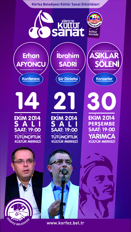 K�rfez Belediyesi K�lt�r Sanat Etkinlikleri Ba�l�yor
