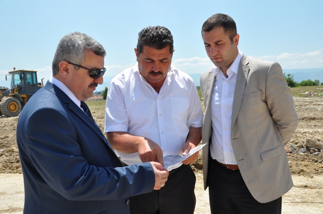 Baran  Yeni Yol �al��malar�n� Yerinde �nceledi