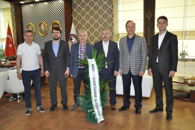 M�S�AD Y�netiminden Ba�kan Baran�a Ziyaret