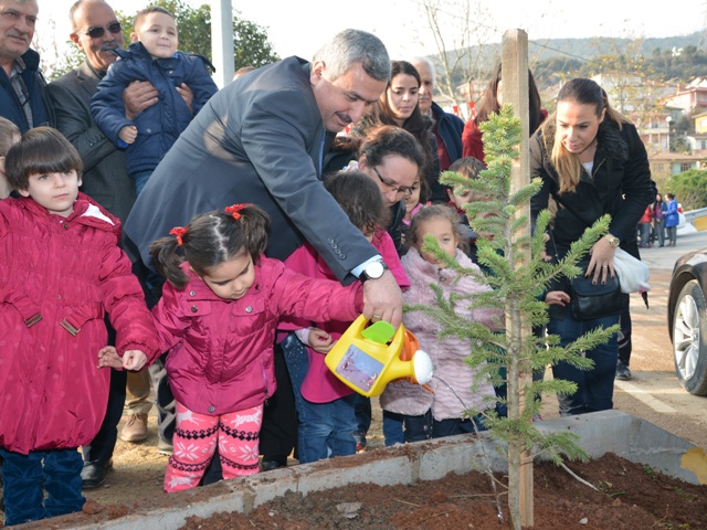 Ba�kan Baran K�rfez�i Elleriyle Ye�illendiriyor
