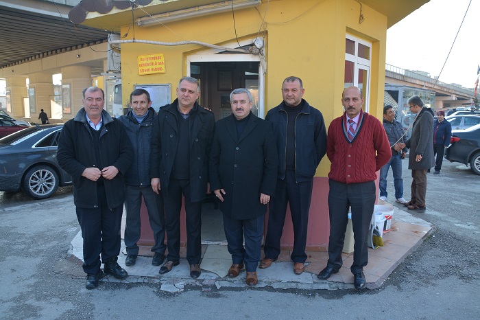 Ba�kan Baran Belde Taksi Dura��n� Ziyaret Etti