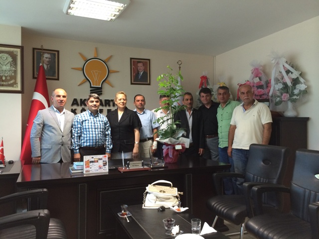 K�rfez Kent Konseyinden Siyasi Partilere Ziyaret