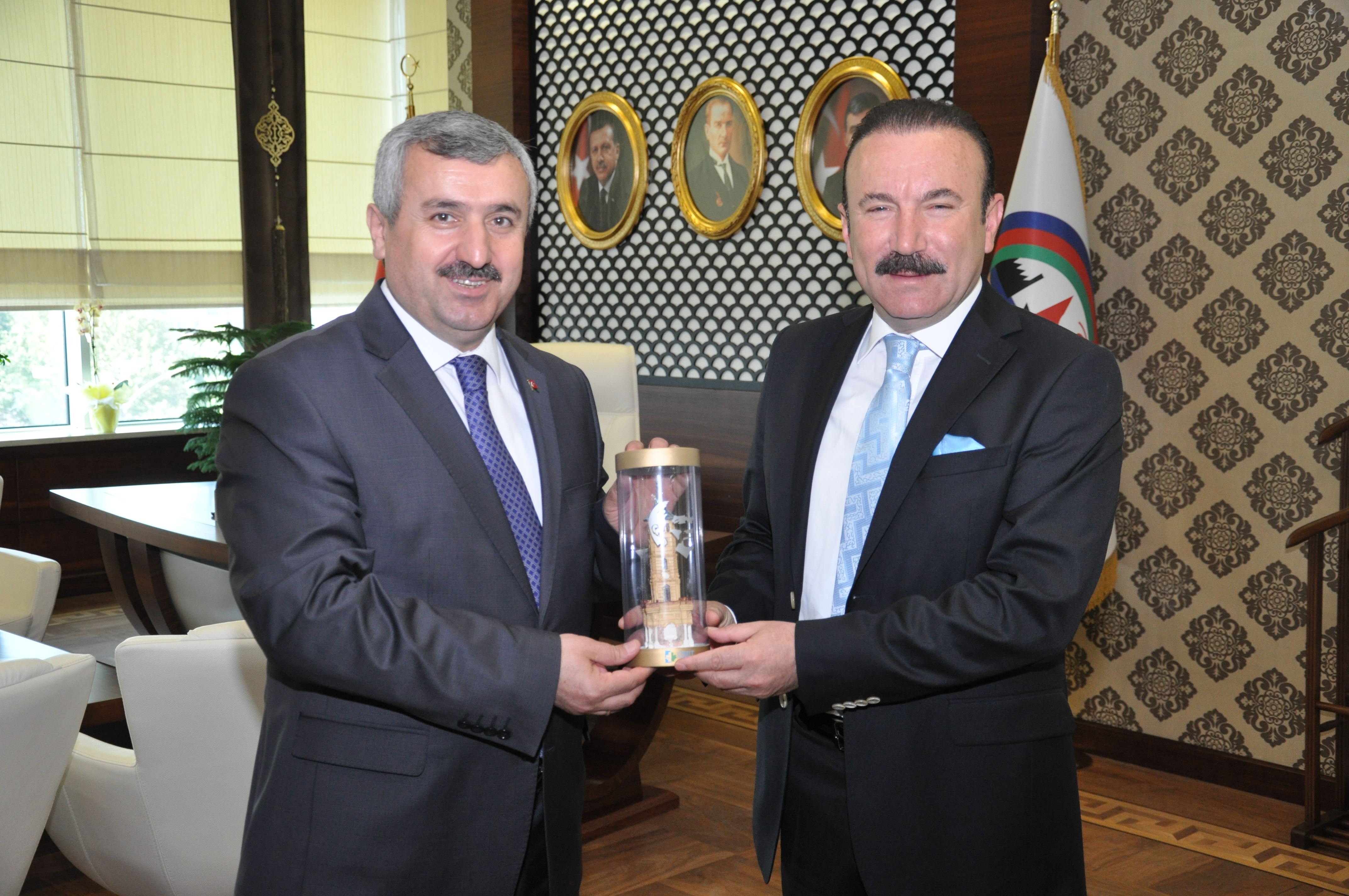 Do�an, Ba�kan Baran�� Ziyaret Etti