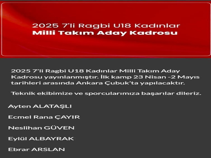 Krfezin gururu ragbicilere Milli davet geldi!