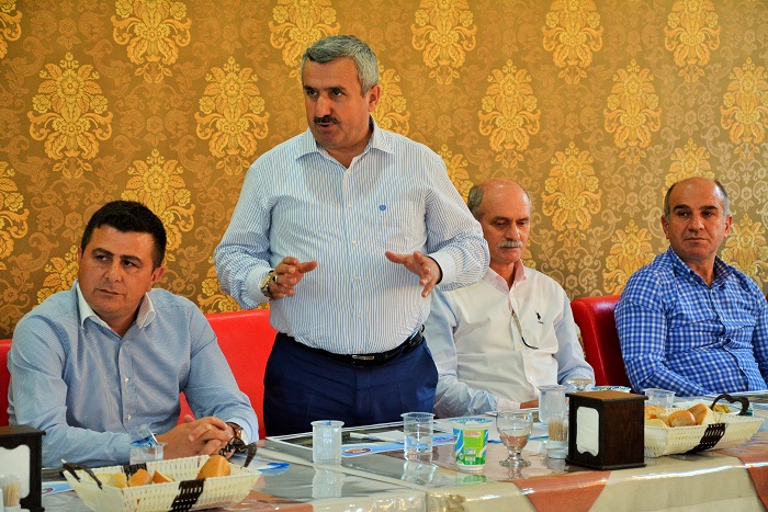 Ba�kan Baran Muhtarlarla �sti�are Toplant�s�nda Bir Araya Geldi