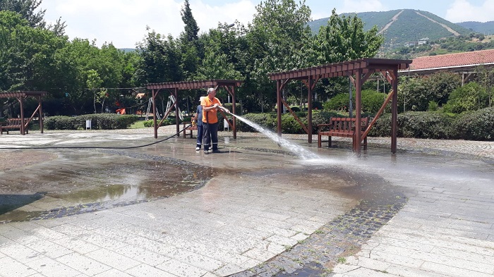 K�rfez�de Yaz �ncesi Sahillere Bak�m
