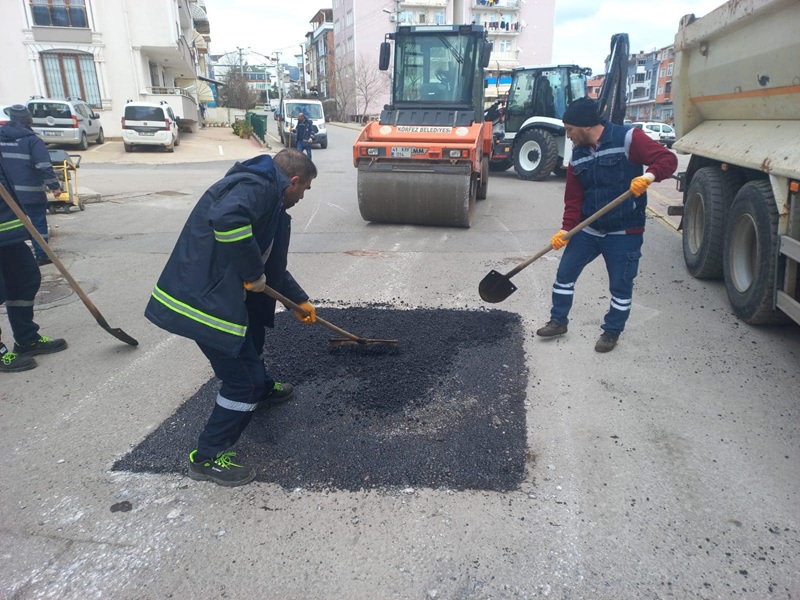 Krfezde yollara kk dokunular