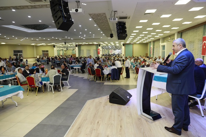 K�rfez Belediyesi ailesi iftarda bir araya geldi