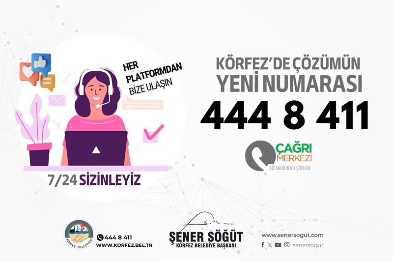 Krfezde zmn yeni numaras: 444 8 411