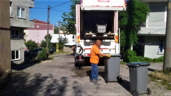 Y�kanarak Dezenfekte Ediliyor