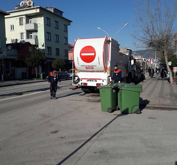 p Konteynerleri Dezenfekte Ediliyor