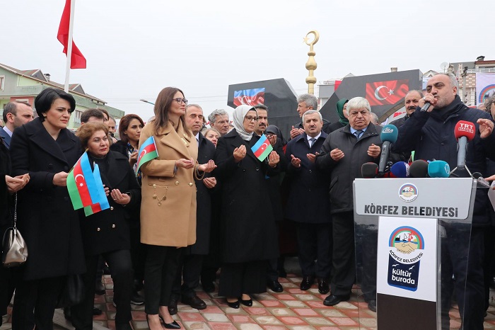 Hocal� �ehitleri Park� ve An�t� Dualarla A��ld�