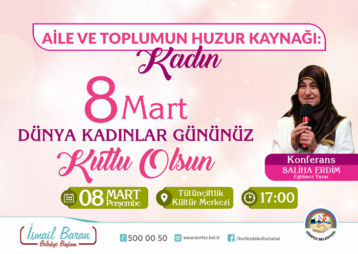 K�rfez�de 8 Mart�a �zel Program